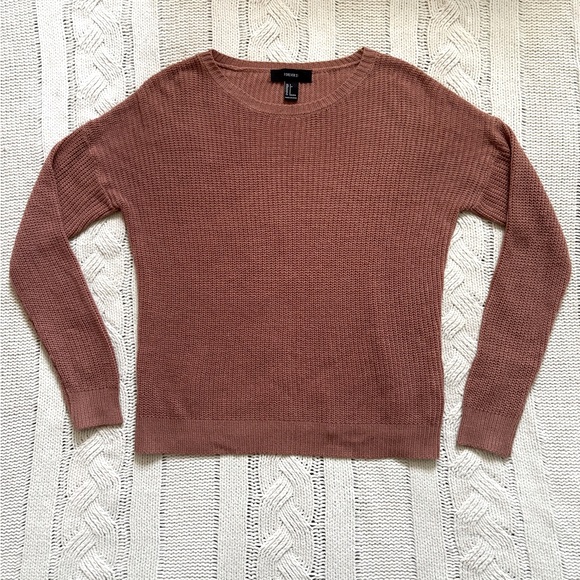 FOREVER 21 PINK SWEATER - Picture 1 of 5